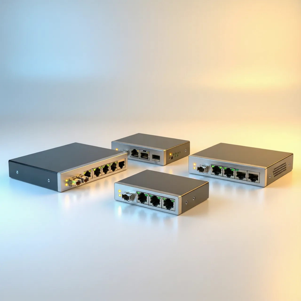 Medienkonverter (Glasfaser ↔ Ethernet)