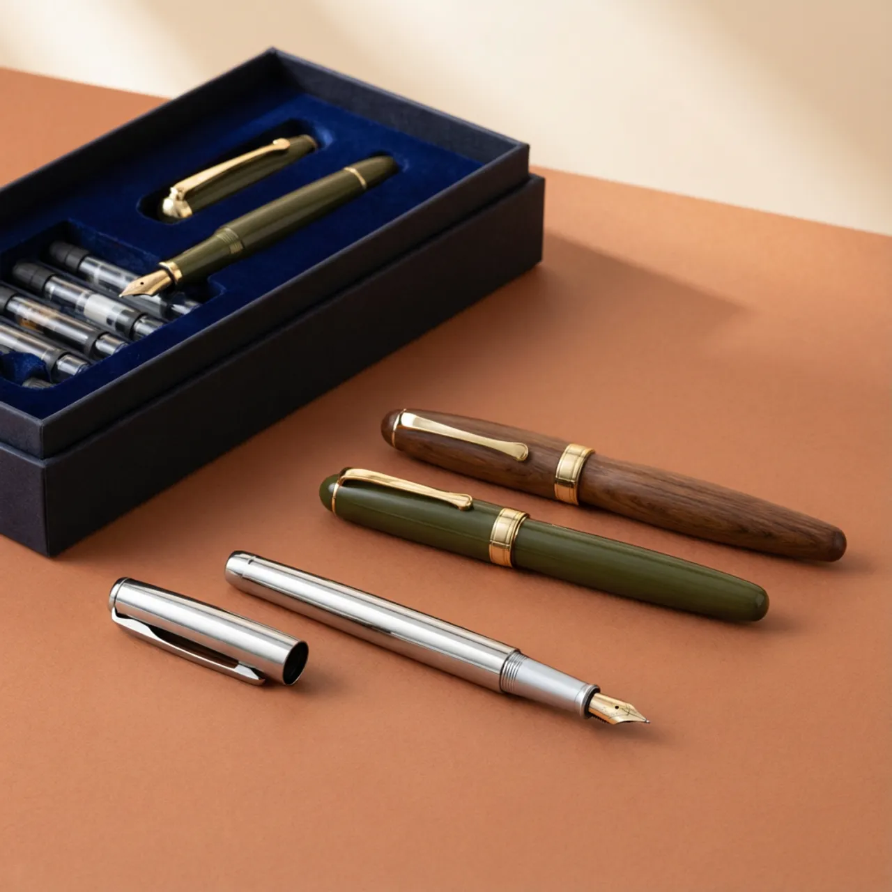 Premium-Schreibgeräte (Rollerball & Füllfederhalter)
