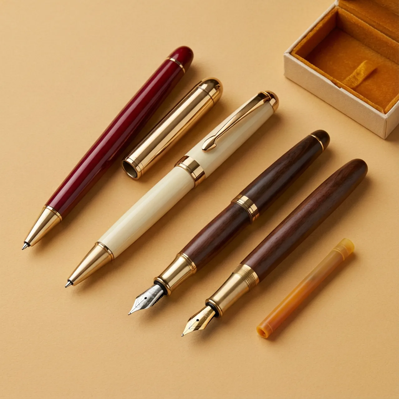 Premium-Schreibgeräte (Rollerball & Füllfederhalter)