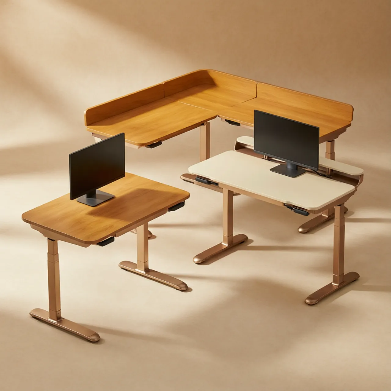 Monitor-Tische & Sitz-Steh-Bankerhöhungen