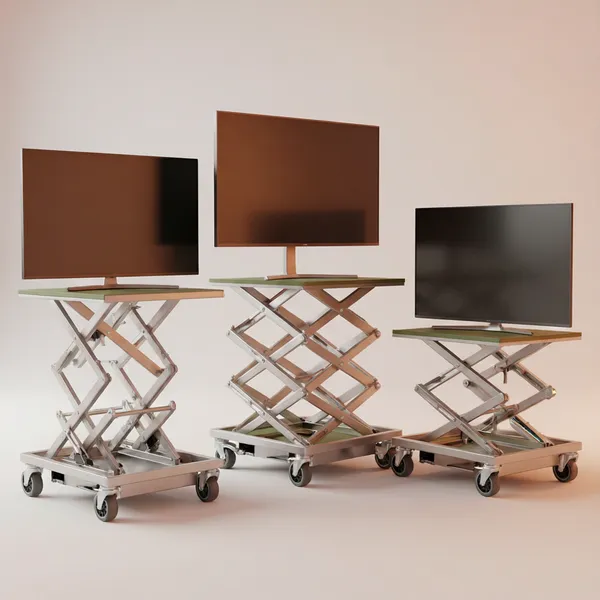Motorisierte Display-Lift-Trolleys