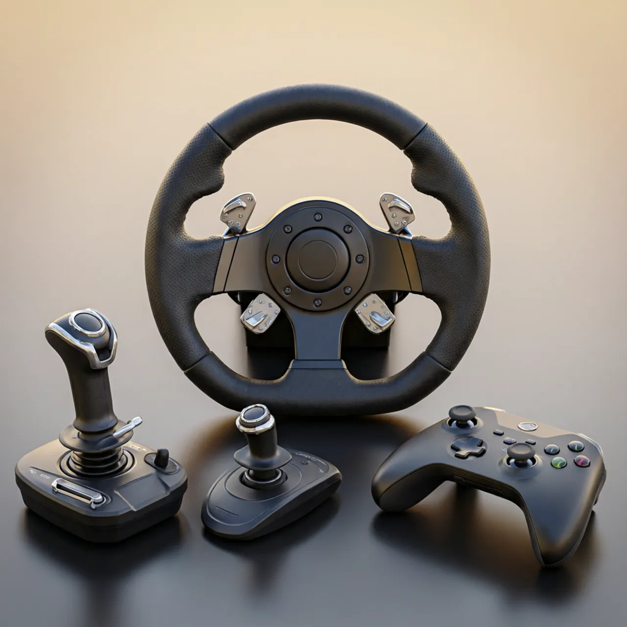 Joysticks/-pads/-wheels