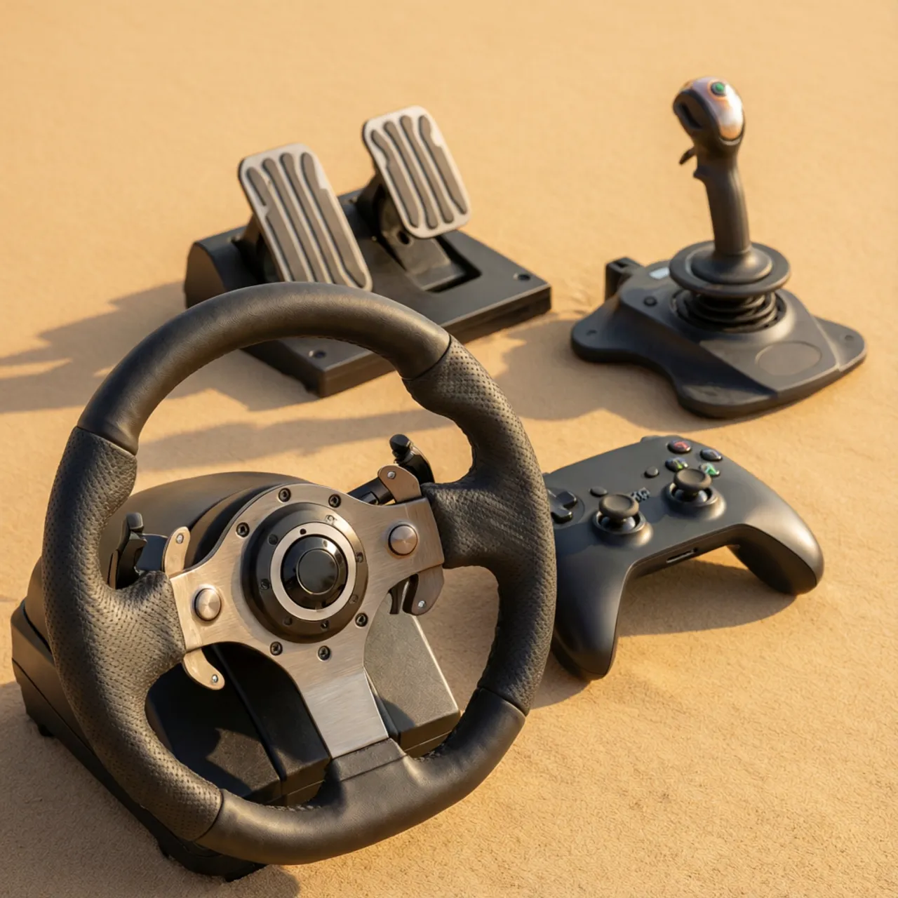 Joysticks/-pads/-wheels