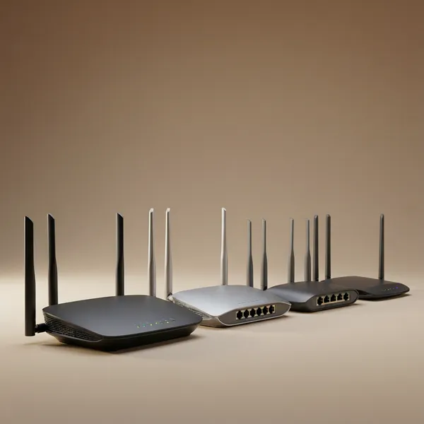 Wi-Fi-Router (kabelgebunden + WLAN)