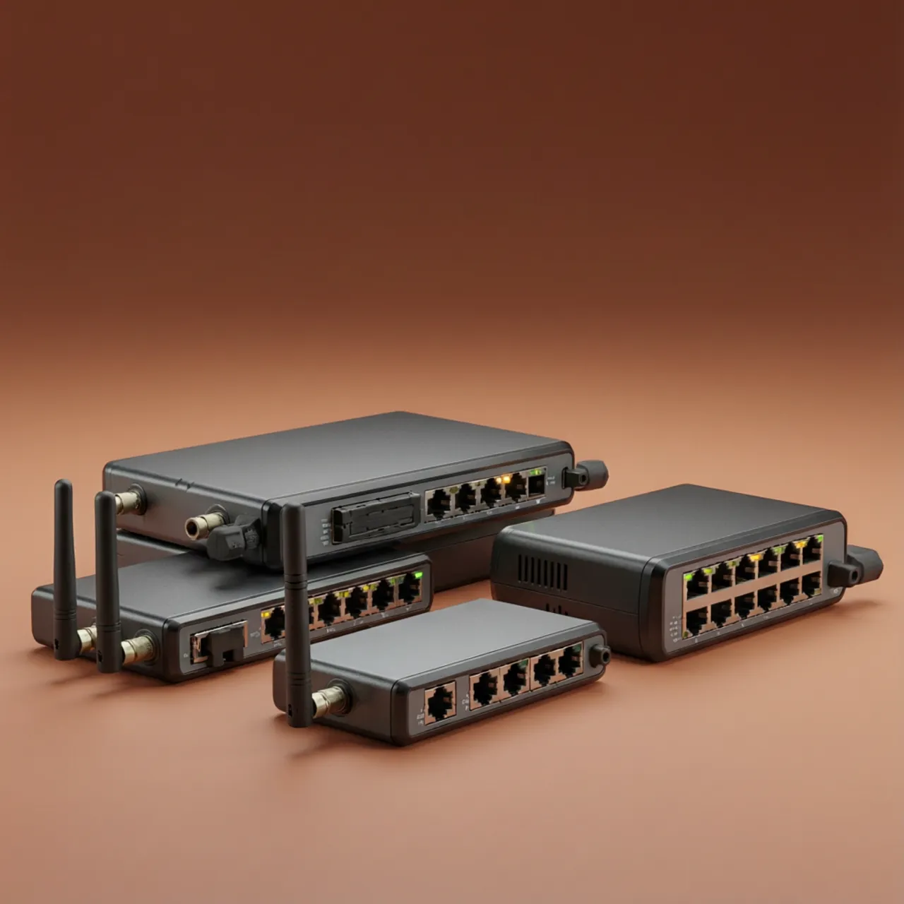 Industrielle Ethernet-Router