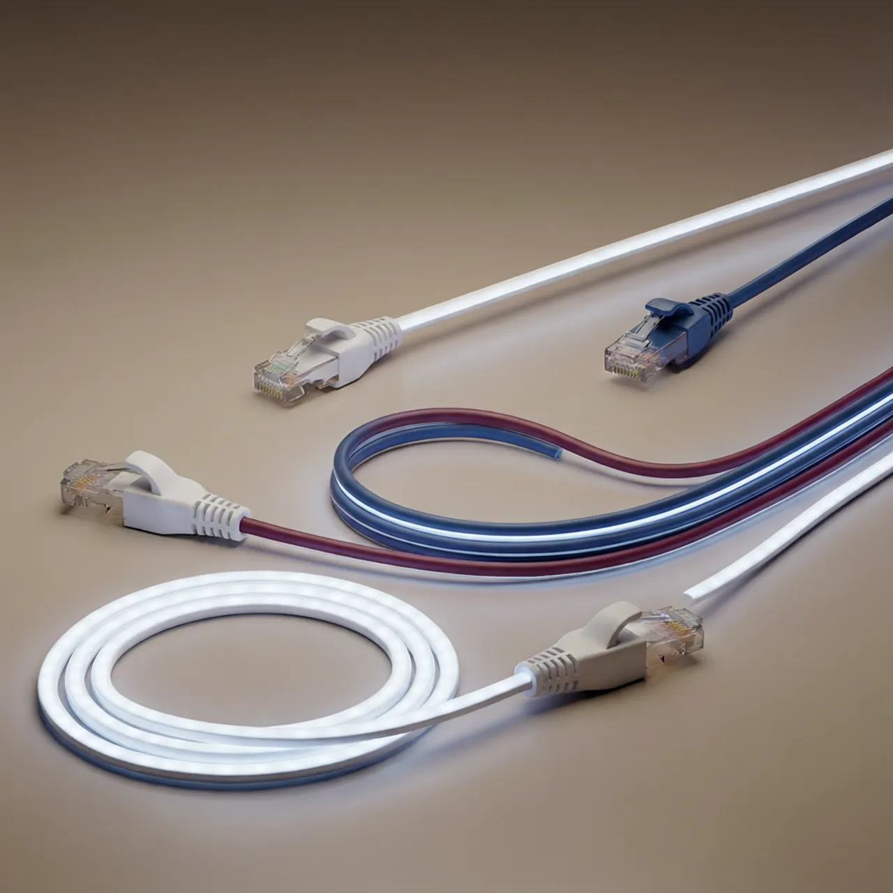 Patchkabel mit Beleuchtungsfunktion