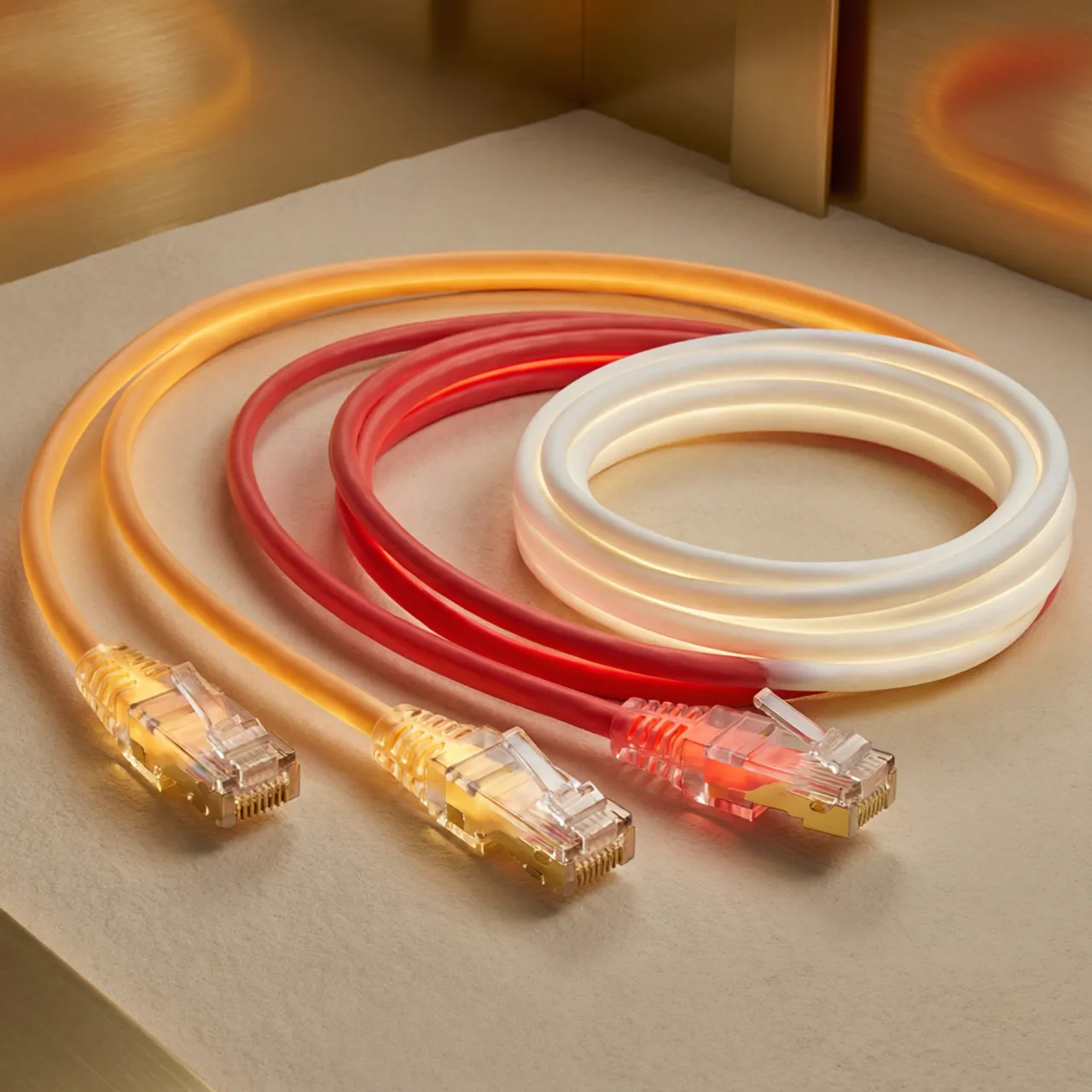 Patchkabel mit Beleuchtungsfunktion
