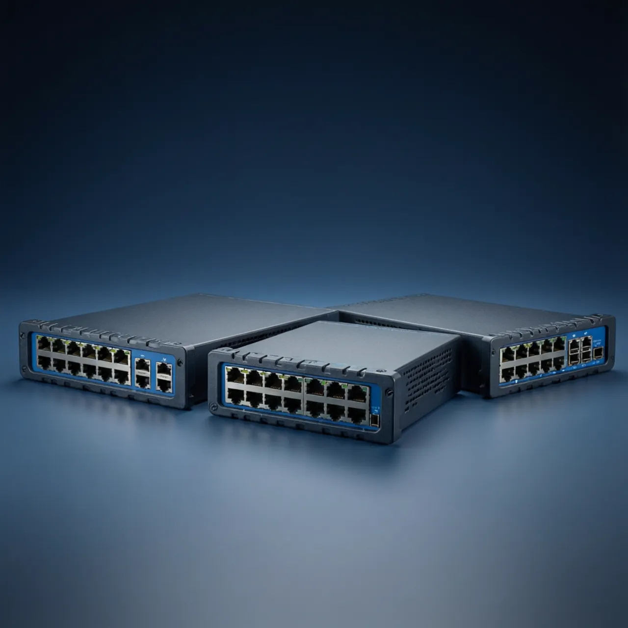 Industrielle Unmanaged Switche