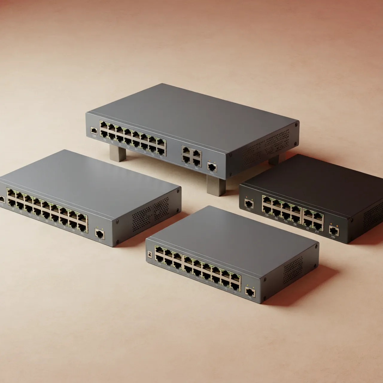 Industrielle Unmanaged Switche