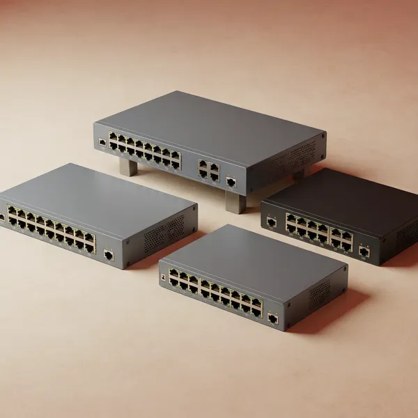 Industrielle Unmanaged Switche