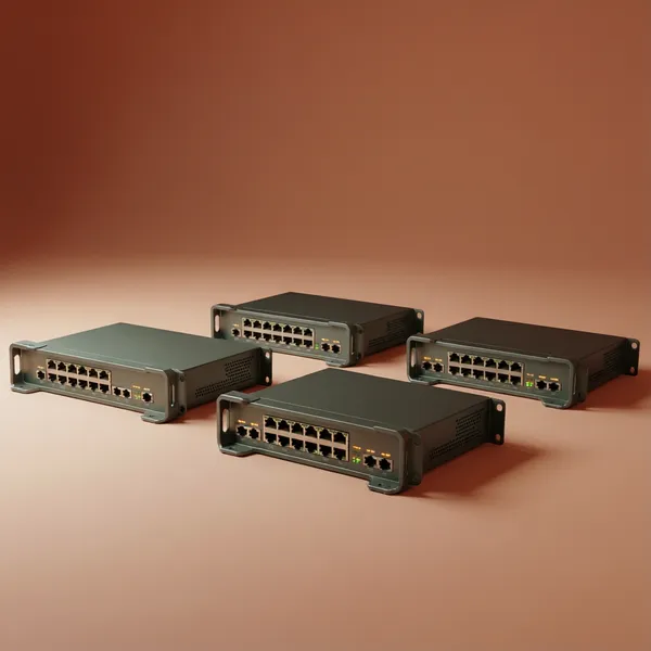 Industrielle Unmanaged Switche