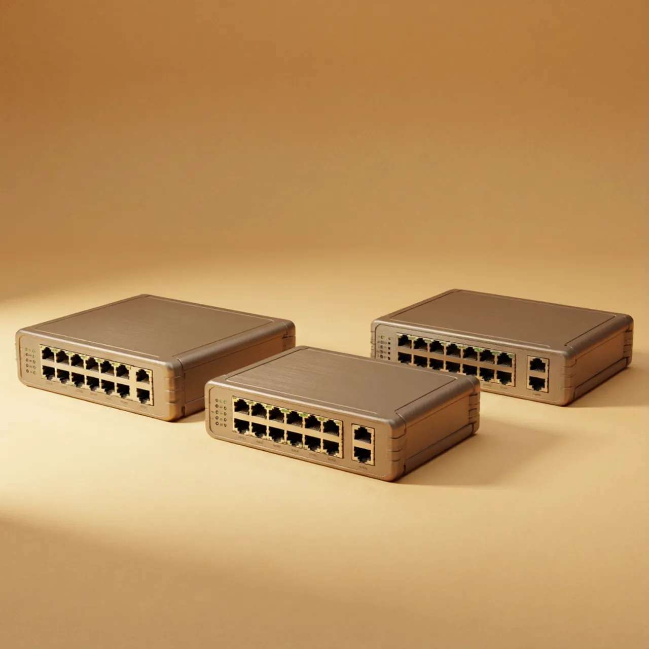 Industrielle Unmanaged Switche