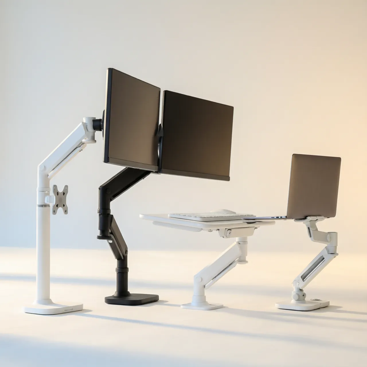 Ergonomische Arbeitsplatz-Halterungen
