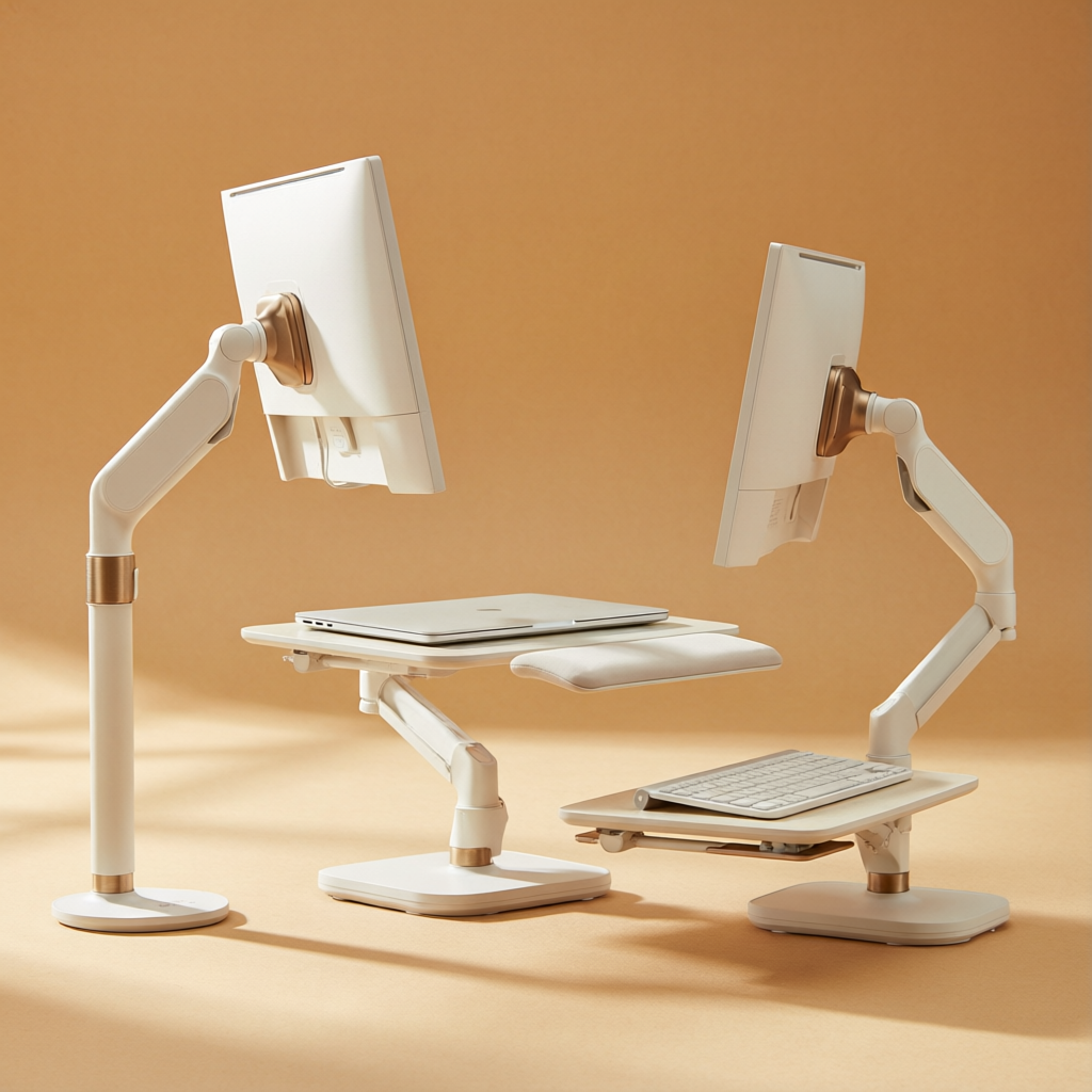 Ergonomische Arbeitsplatz-Halterungen