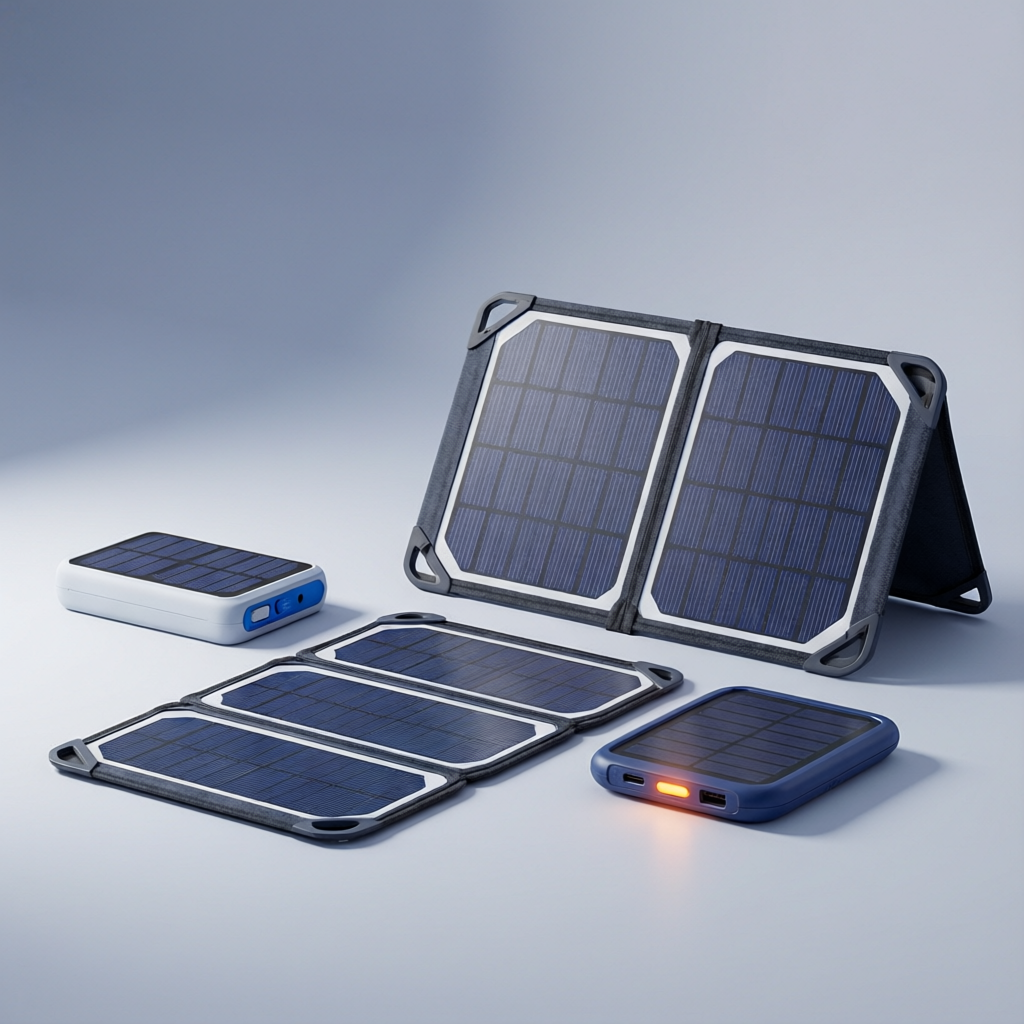 Mobile Solarpanels & tragbare Solarladegeräte