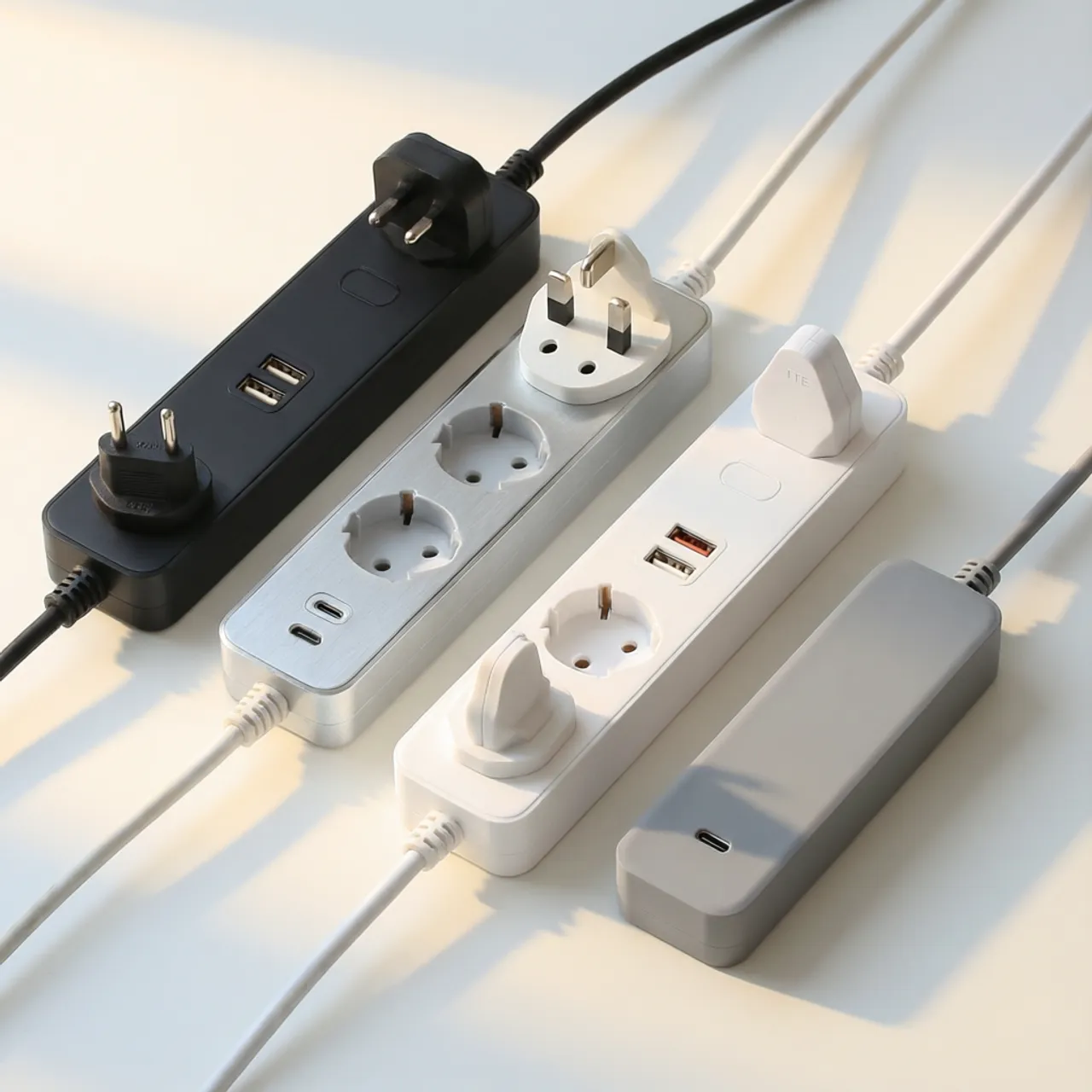 Steckdosenleisten mit USB-Ladefunktion