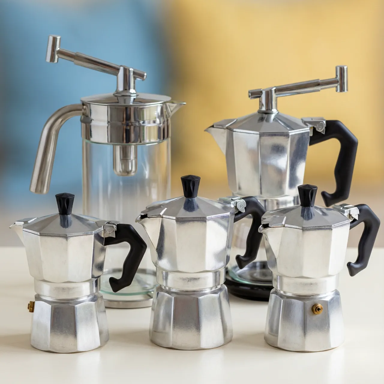 Moka-Kannen & Herdplatten-Kaffeemaschinen