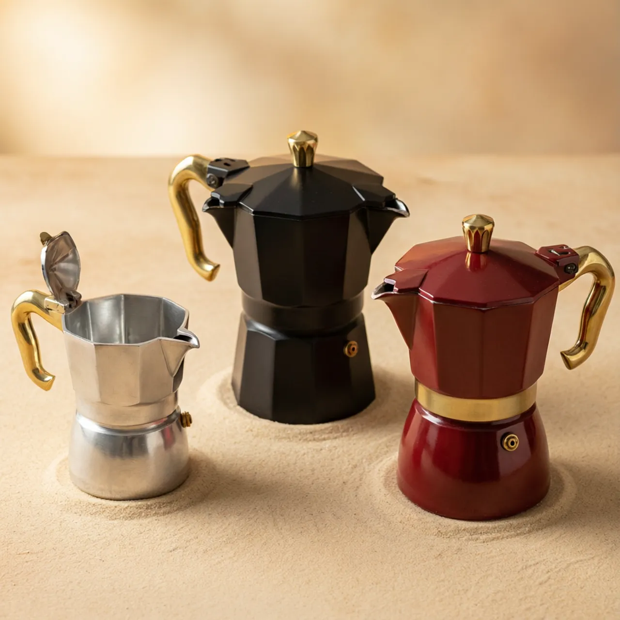 Moka-Kannen & Herdplatten-Kaffeemaschinen