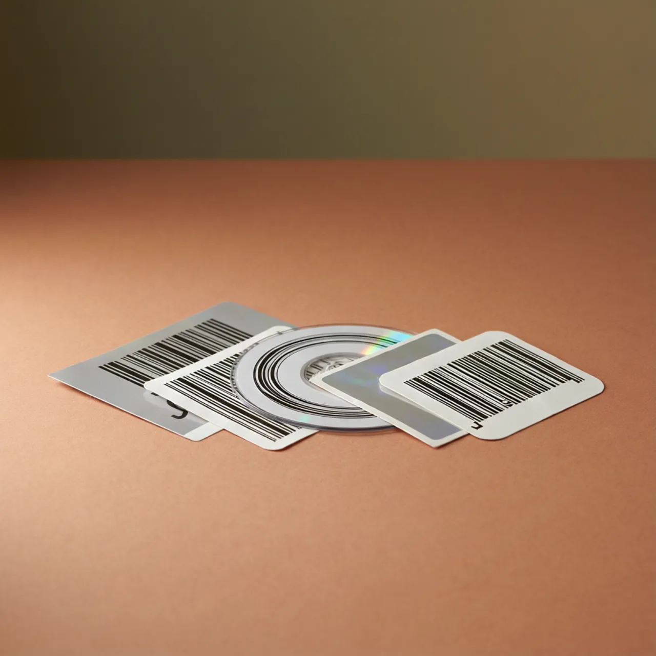 Barcode-Etiketten für Speichermedien