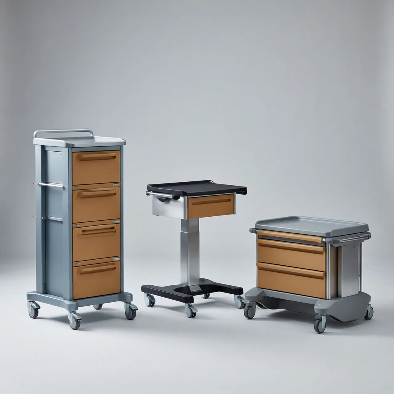 Medizinische Trolleys & Workstations