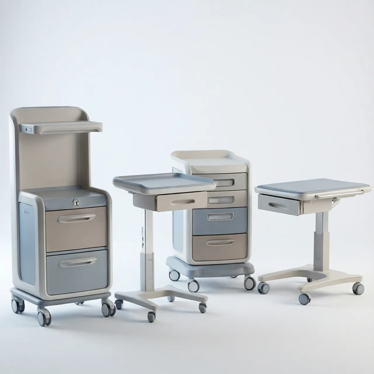 Medizinische Trolleys & Workstations