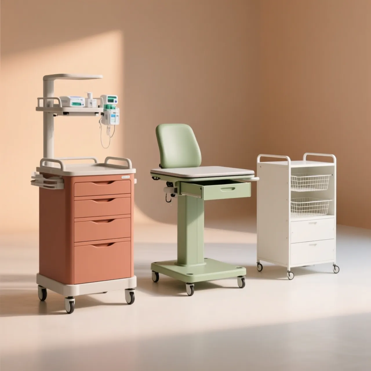 Medizinische Trolleys & Workstations