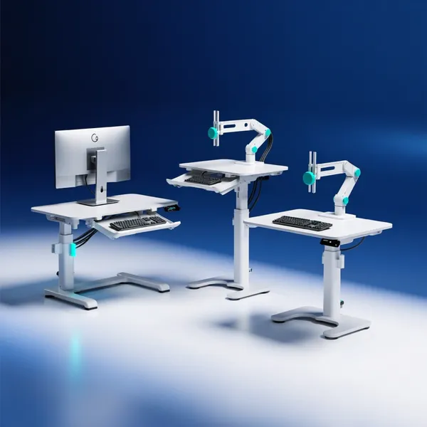 Monitor- & Tastatur-Ablageflächensysteme