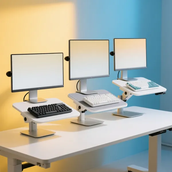 Monitor- & Tastatur-Ablageflächensysteme
