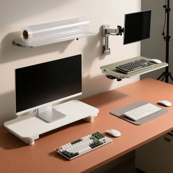 Monitor- & Tastatur-Ablageflächensysteme