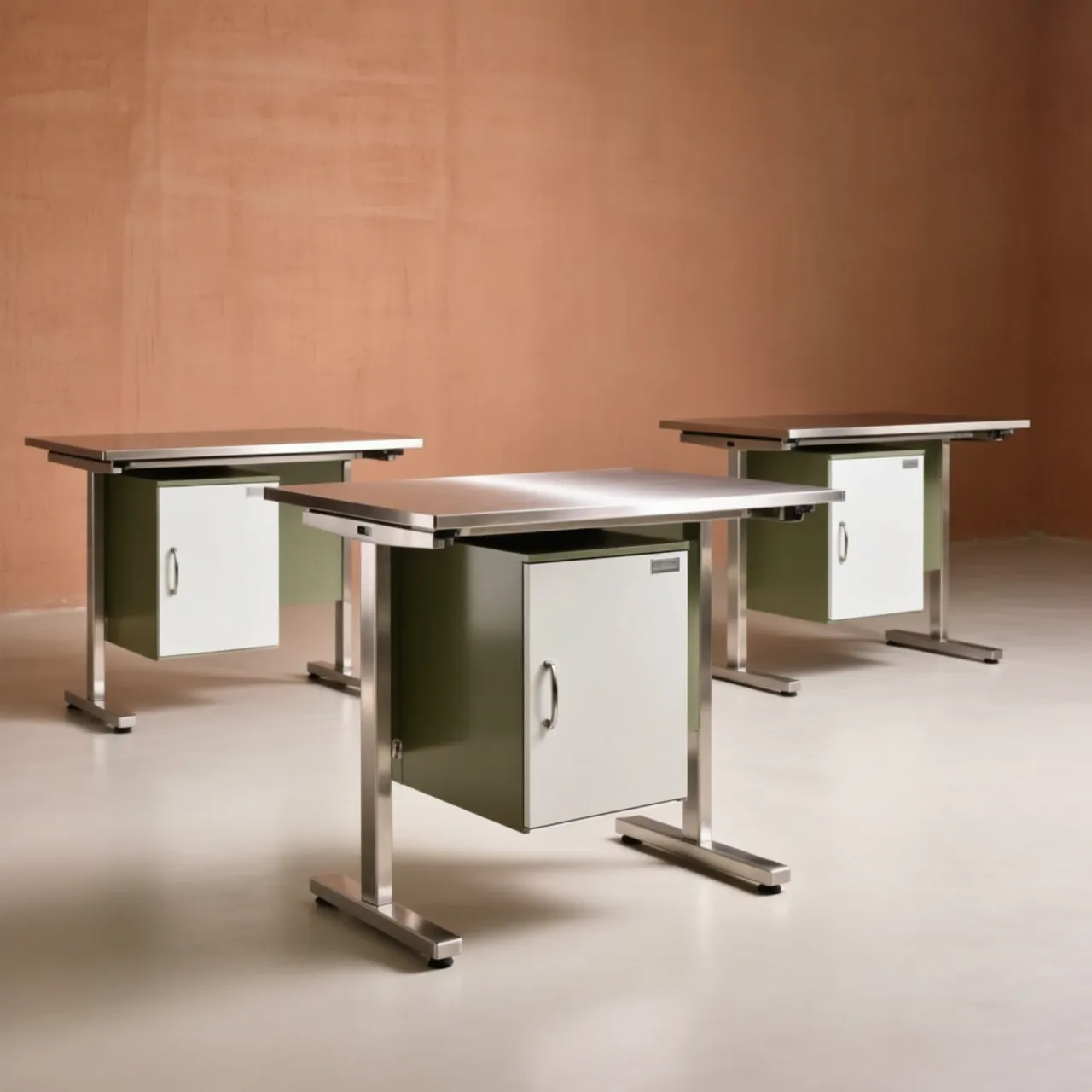Edelstahl-Standpulte