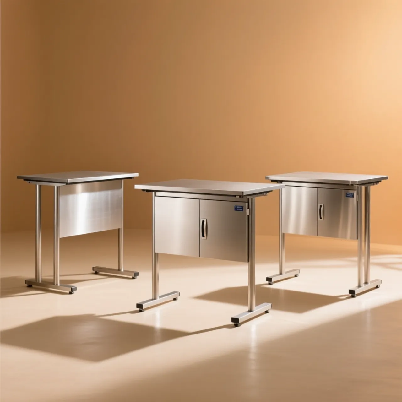 Edelstahl-Standpulte