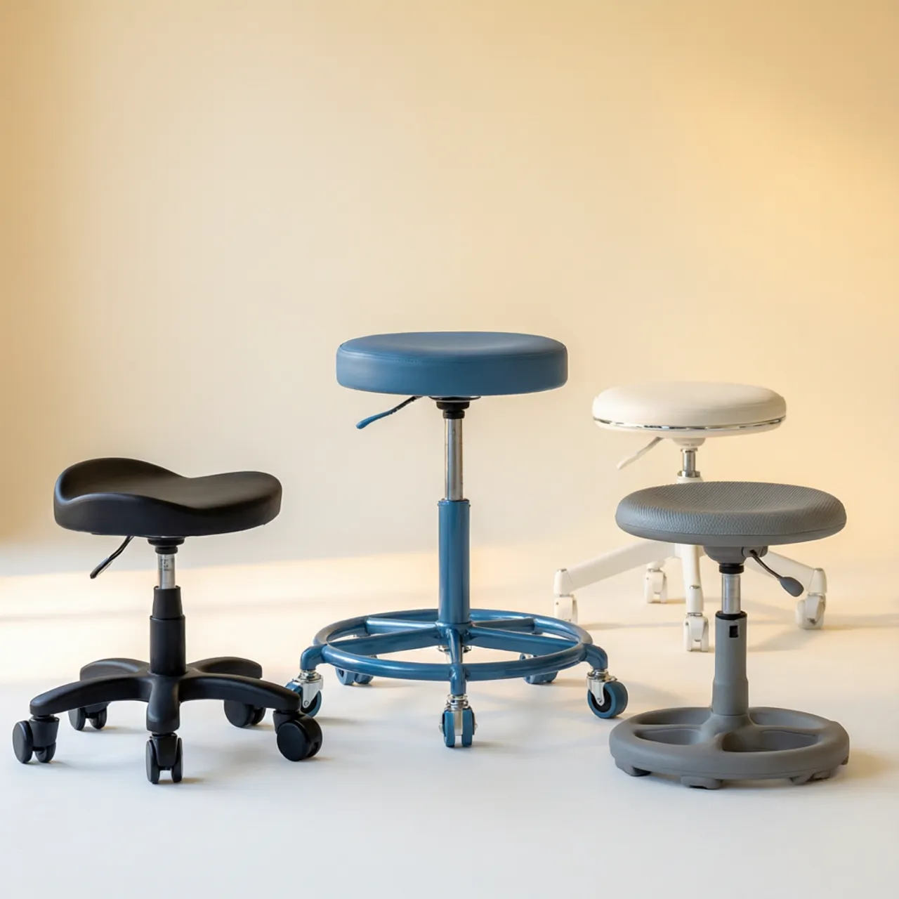 Rollhocker & mobile Sitzmöbel