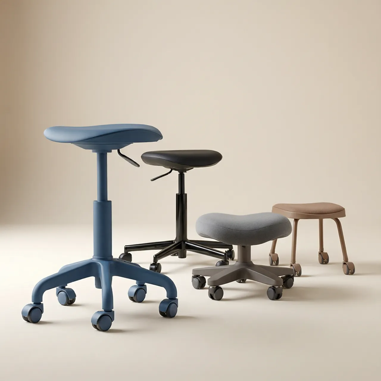 Rollhocker & mobile Sitzmöbel