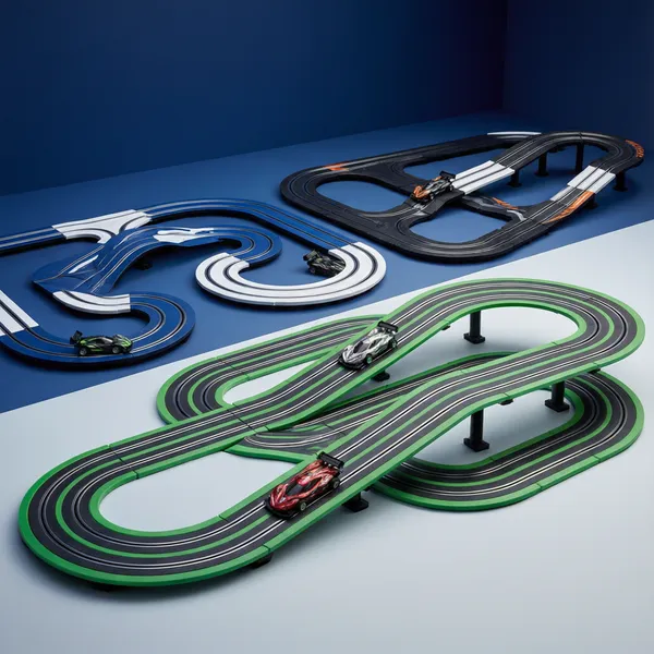 Slotcar-Rennbahn-Sets