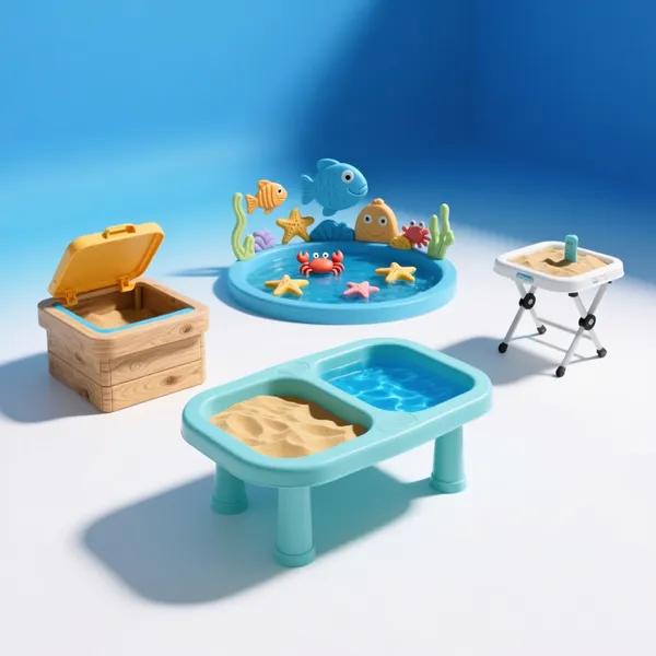 Sand- und Wasserspieltische
