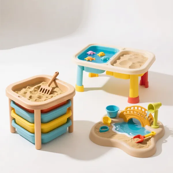 Sand- und Wasserspieltische