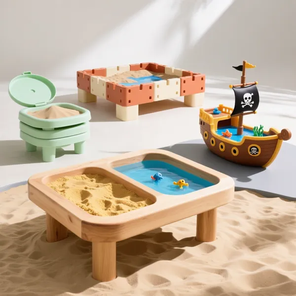 Sand- und Wasserspieltische