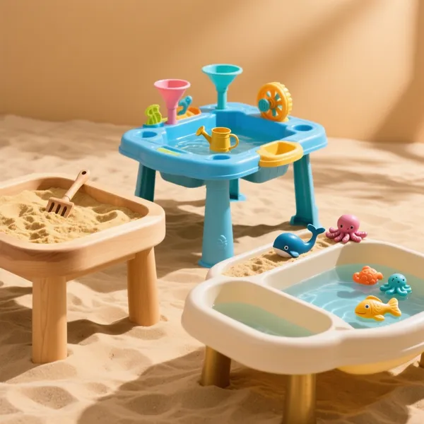 Sand- und Wasserspieltische