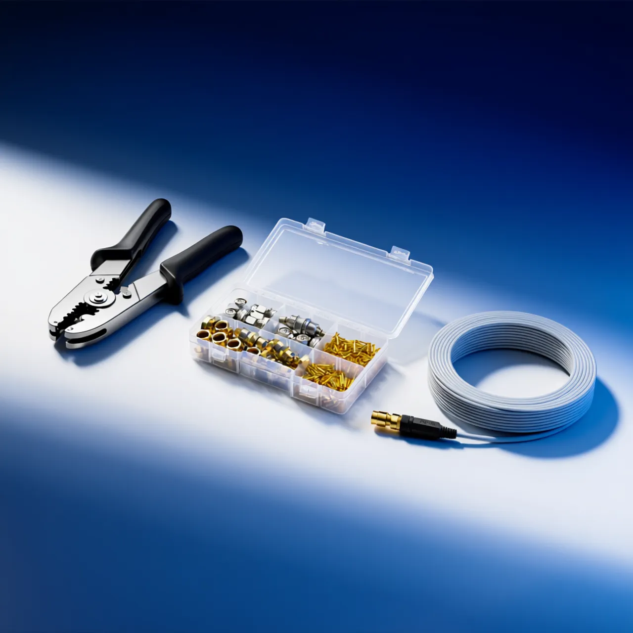 Koaxialstecker- & Crimp-Zubehör