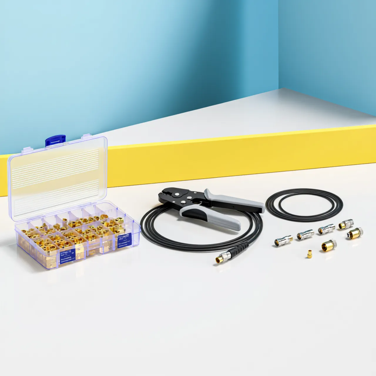 Koaxialstecker- & Crimp-Zubehör