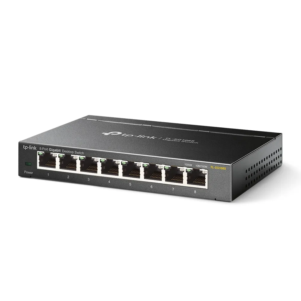 TP-Link TL-SG108S 8-Port Gigabit Desktop Switch TP-Link TL-SG108S 8-Port Gigabit Desktop Switch