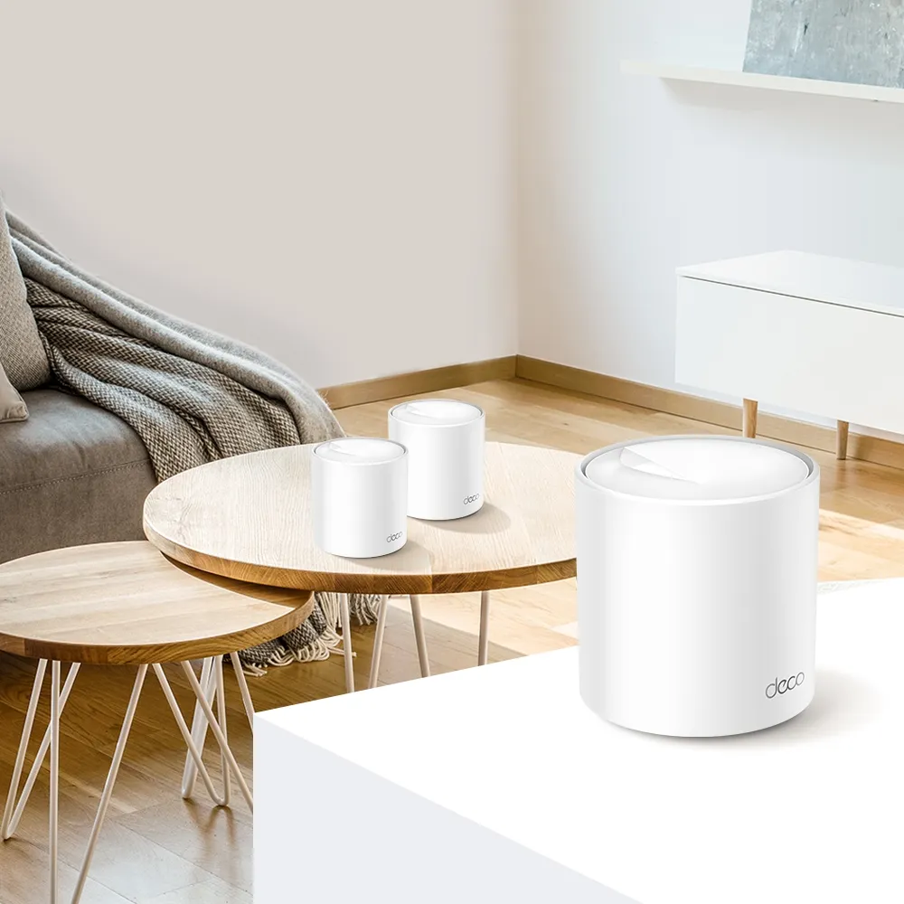 TP-Link Deco X60 Whole Home Mesh Wi-Fi System Wi-Fi 6 Dual-Band 3-Pack