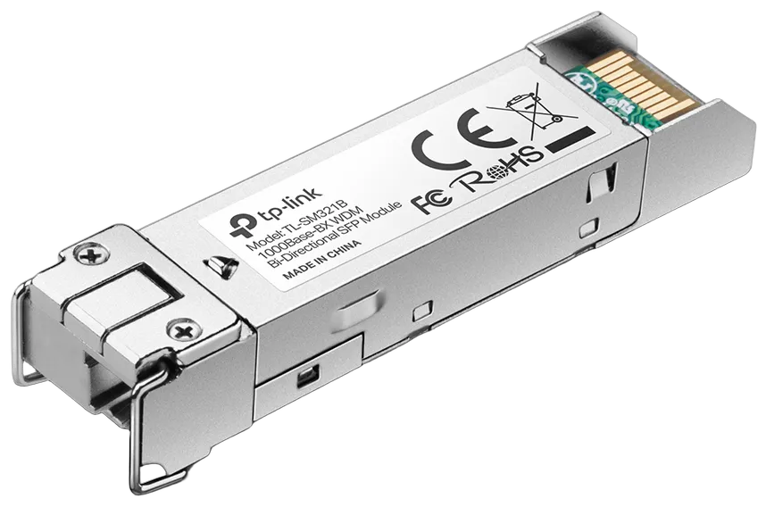 TP-Link SM321B 1G SFP Optical Module - WDM, SM, 1310nm, 1x LC Connector, 20km TP-Link SM321B 1G SFP Optical Module - WDM, SM, 1310nm, 1x LC Connector, 20km