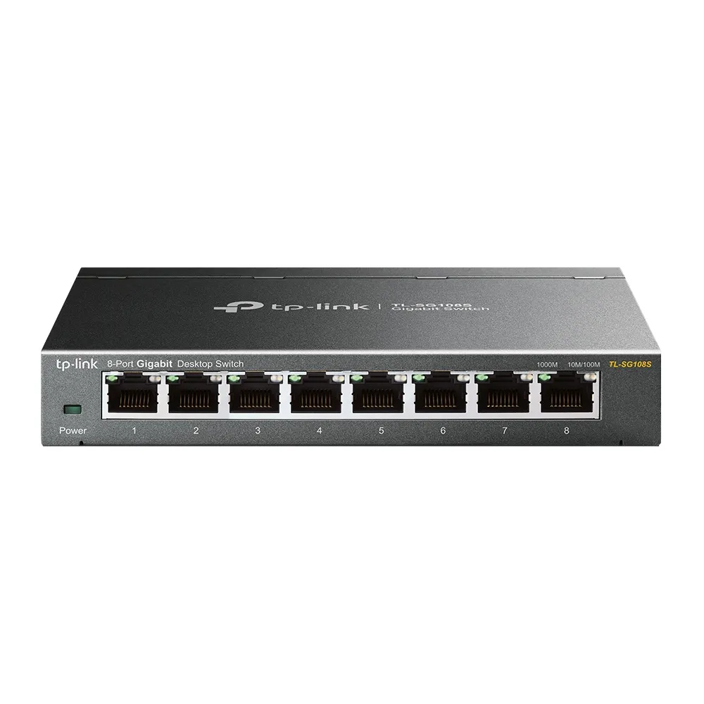 TP-Link TL-SG108S 8-Port Gigabit Desktop Switch TP-Link TL-SG108S 8-Port Gigabit Desktop Switch