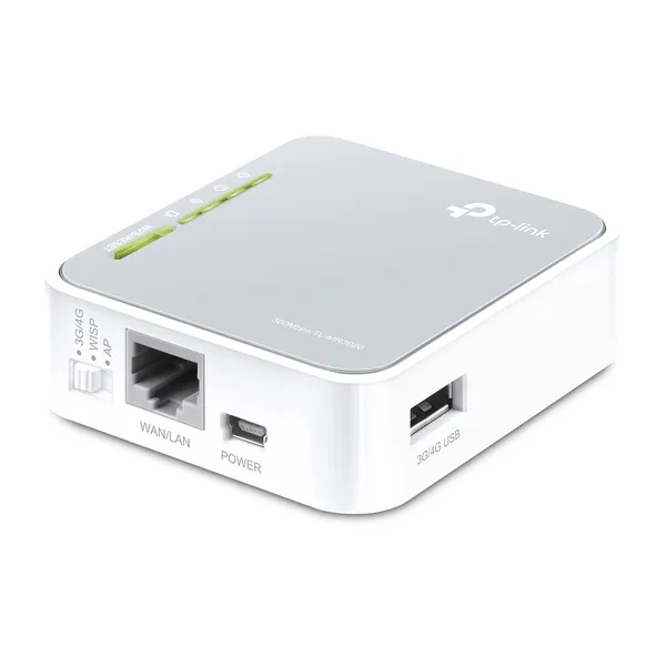 TP-LINK TL-MR3020 - Cellular network router - Grey - White - Fast Ethernet - 10,100 Mbit/s - IEEE 802.11b,IEEE 802.11g,IEEE 802.11n - 802.11b,802.11g,Wi-Fi 4 (8
