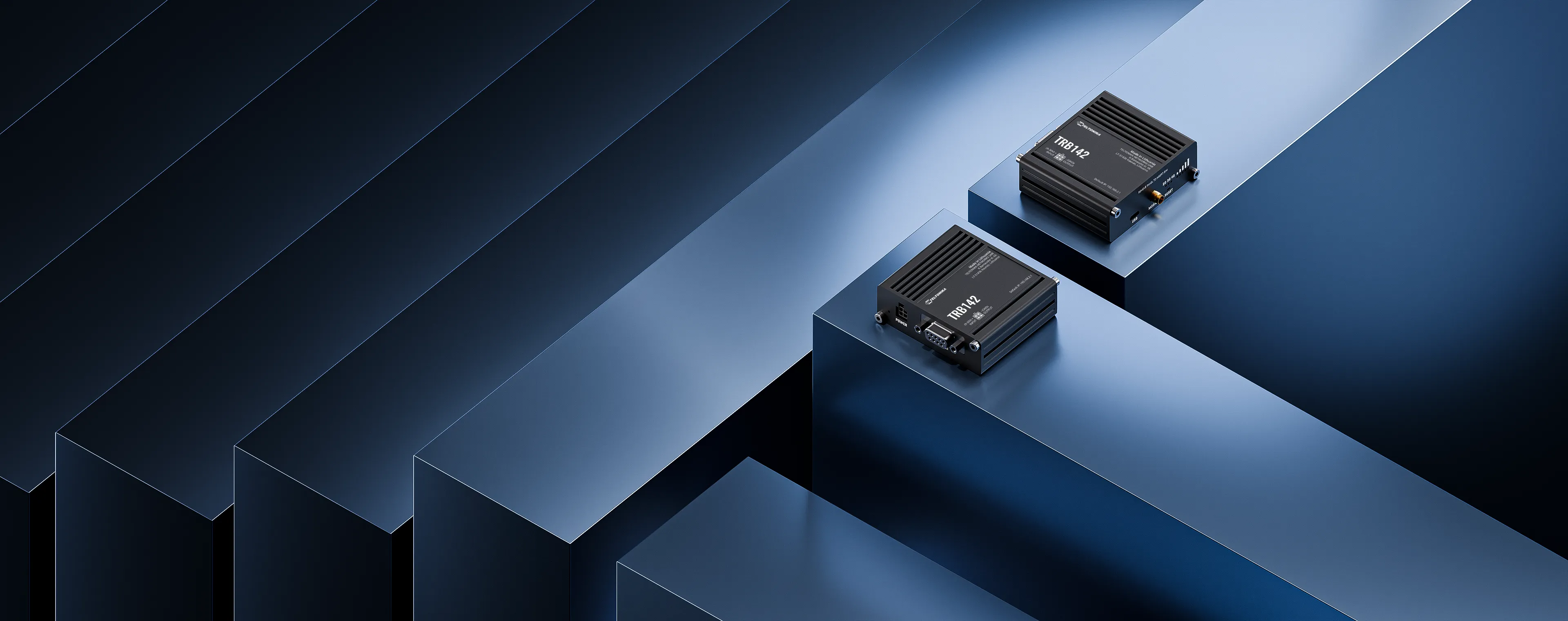 Teltonika TRB142 Industrie-LTE-Gateway mit RS-232, digitalen I/O und USB Teltonika TRB142 Industrie-LTE-Gateway mit RS-232, digitalen I/O und USB