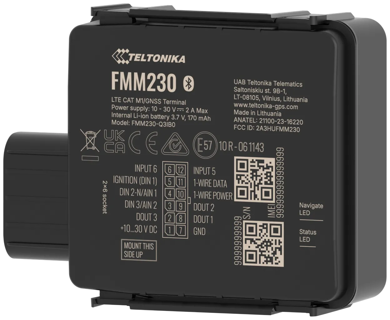 Teltonika Telematics FMM230 4G LTE Cat M1 Tracker Teltonika Telematics FMM230 4G LTE Cat M1 Tracker