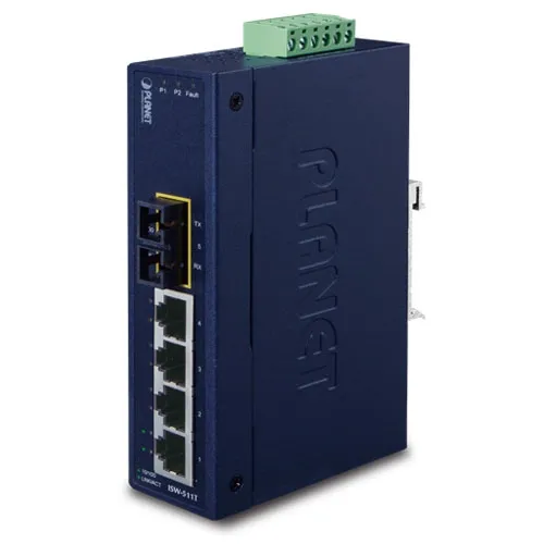PLANET 4+2 100FX Port Single mode Industrial Ethernet PLANET 4+2 100FX Port Single mode Industrial Ethernet