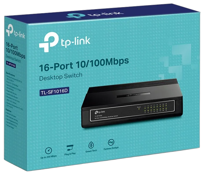 16-Port 10/100 Mbps Desktop Switch 16-Port 10/100 Mbps Desktop Switch