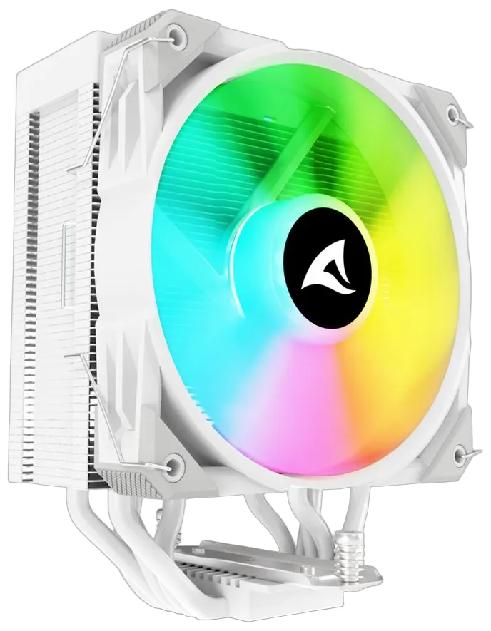 Sharkoon CPU Kühler A50 120mm weiss RGB 1200/1700/1851/AM4/5 Sharkoon CPU Kühler A50 120mm weiss RGB 1200/1700/1851/AM4/5
